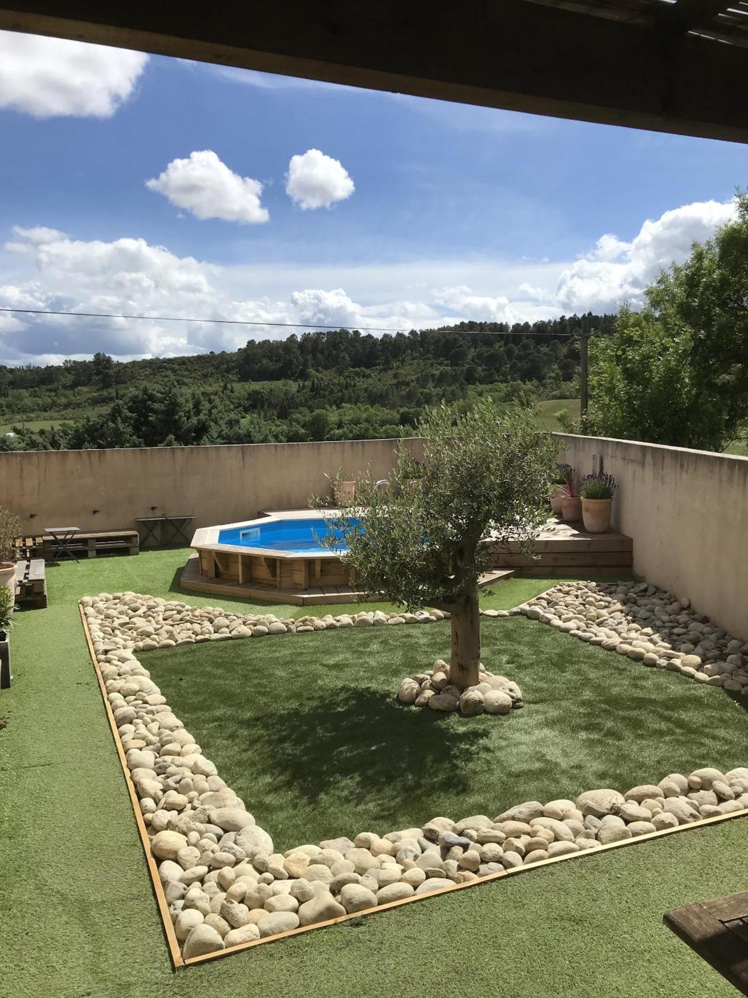 Le Gite De La Bade Villegailhenc Kamer foto